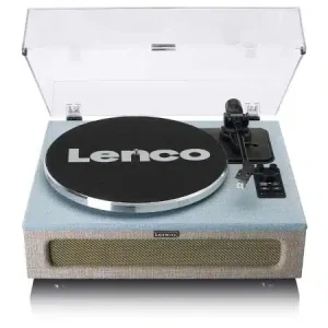 LENCO LS-440BUBG - Record Player with 4 built-in speakers - Fabric