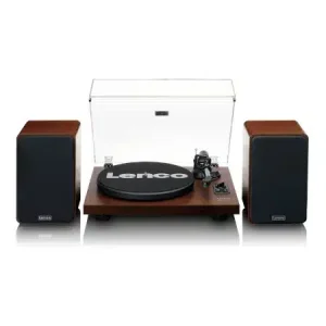 LENCO LS-600WA - Record player with built-in amplifier and Bluetooth® plus 2 external speakers